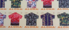 New "Aloha Shirt" USPS stamps